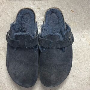 Birkenstock Sherling lined clogs